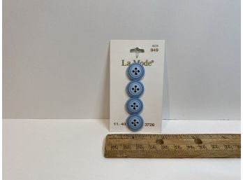 Vintage La Mode Blue Buttons
