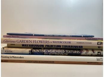 Assortment Of Books: Watercolor Technique