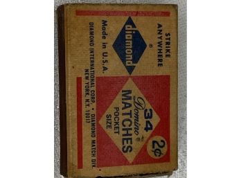 Vintage Domino Match Box