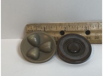 Large Cool Wooden Buttons
