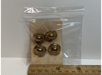 Vintage Group Of Goldtone Buttons
