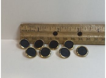 Group Of Vintage 'Gold' And Black Buttons
