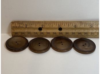 Large Vintage Tan/brown Buttons