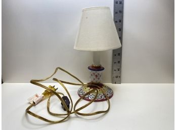 Small Decorative Painted Lamp