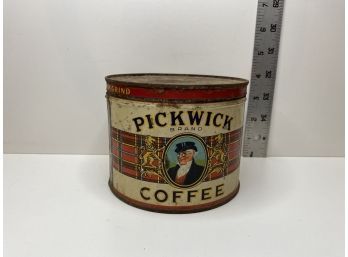Vintage Pickwick Brand Coffee Tin