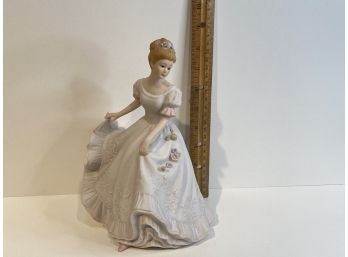 HOMCO Masterpiece Porcelain Lady Caroline Figurine