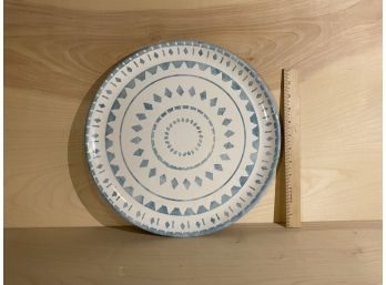 Blue And White Platter