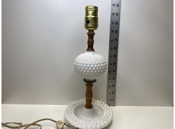 Vintage Milk Glass Lamp Base