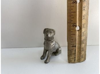 'Pewter' Lab Dog Figurine