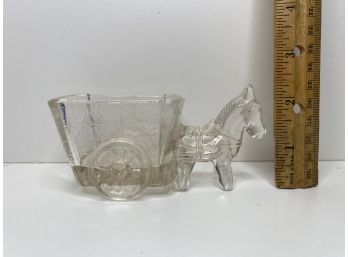 Donkey And Wagon 'crystal' Dish