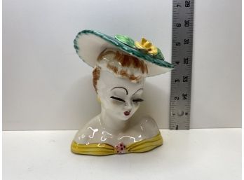 Vintage Head Vase 1950s Glam Girl