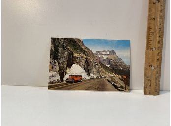 Vintage Postcard: Glacier National Park 1980