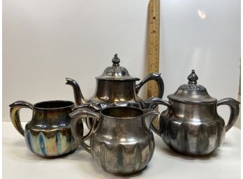 Dirby Silver Tea Set 5 Pieces