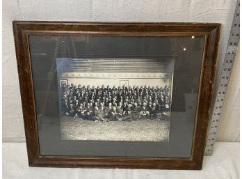 Vintage Framed Photograph Of Male Society Group