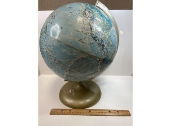 Large Vintage Globe Soviet Union Era