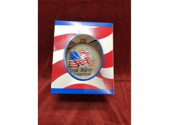 Made In USA 'God Bless America' Ornament