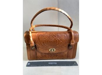 Patricia Nash Leather Tooled Bag, Like New(used Maybe Once)