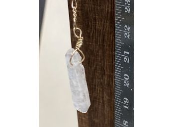 18'' Drop Necklace 12' Crystal Necklace