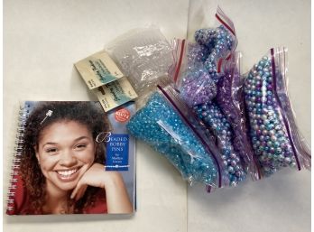 Beading Book, Beads And Hair Combs - Great Gift.