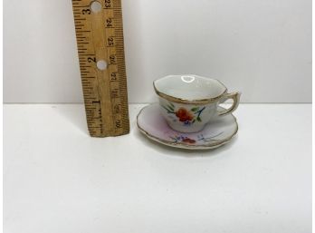 Vintage Mini Teacup And Saucer