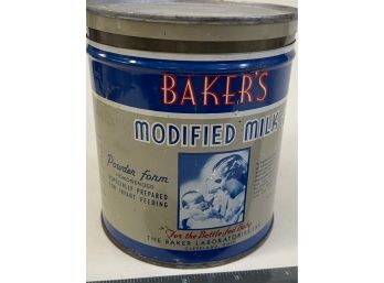 Vintage Bakers Modified Milk Tin