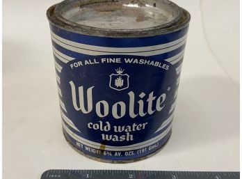 Vintage Woolite Tin