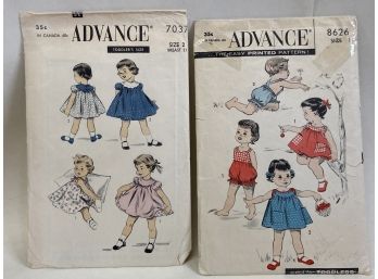 2 Vintage Toddler Patterns