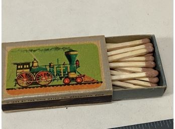Vintage Matchbox W/train Graphics