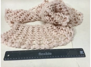 8 Feet Of Crocheted Edging