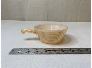 Fire King Oven Ware Ribbed Handles Bowl Vintage