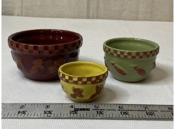 The Boyds Collection 'mommas Mcveggies' Stackable Bowls In Original Box