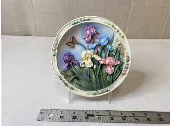Limited Edition Lena Liu Beautiful Gardens 'the Iris Garden' Plate