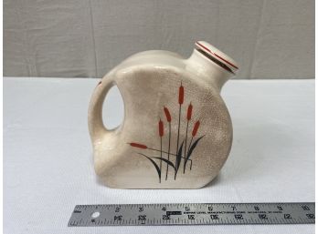 Vintage Universal Cambridge Oven Proof Cattail Jug With Cork