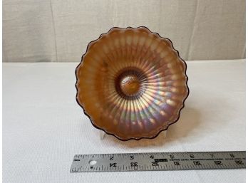 Amethyst Carnival Glass 6' Antique Bowl
