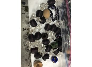 Assorted Beads And Beading Wire
