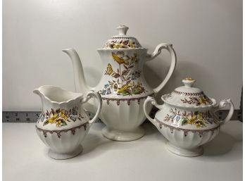 Vintage English Staffordshire J&g Tea Set