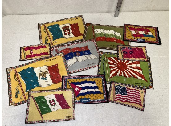Pre WWII Flannel Flags