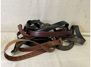 Lot Of 7 Fantastic Mens Belts, Around Size 44