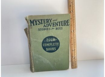 'Mystery And Adventure: Stories For Boys' Vintage Book