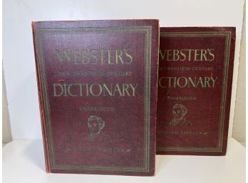 1955 Webster's New Twentieth Century Dictionary Unabridged Second Edition: I & II