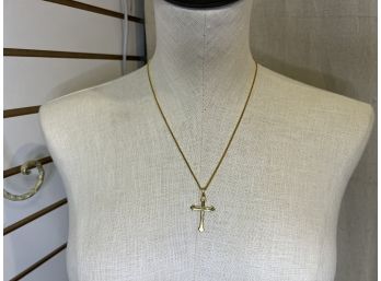 'gold' Cross Necklace
