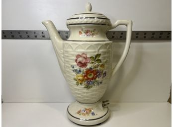 Awesome Vintage Porcelain Electric Tea Pot