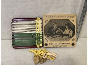 Vintage Hand Weaving Loom In Original Box