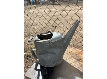 Vintage Metal Watering Can Planter