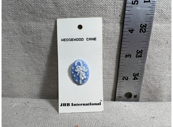 Wedgewood Cane Button