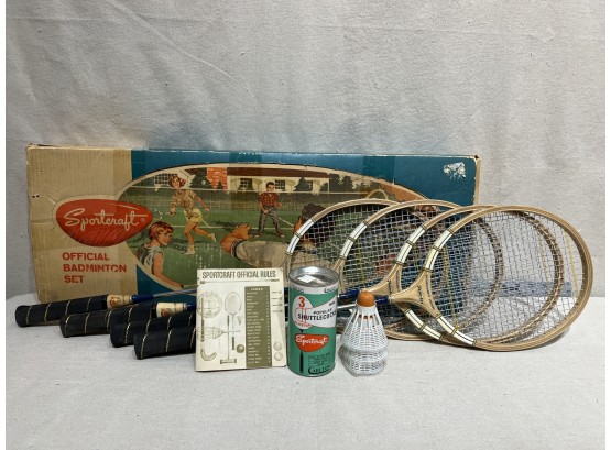 Vintage Badminton Set Complete