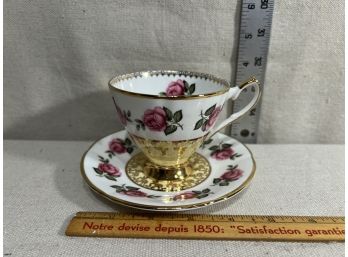 Vintage Royal Talbot Fine Bone China Teacup & Saucer
