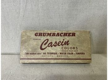 Vintage Grumbacher Casein Colors Paints