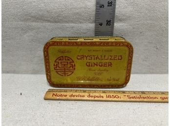 Vintage G.B.Raffetto Crystallized Ginger Tin