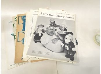 Lot Of Quilting And Toy Patterns